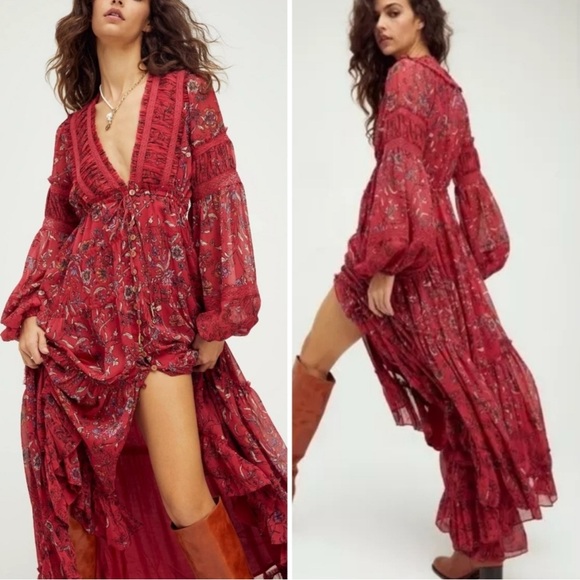Free People Dresses & Skirts - Free People Cassis Maxi